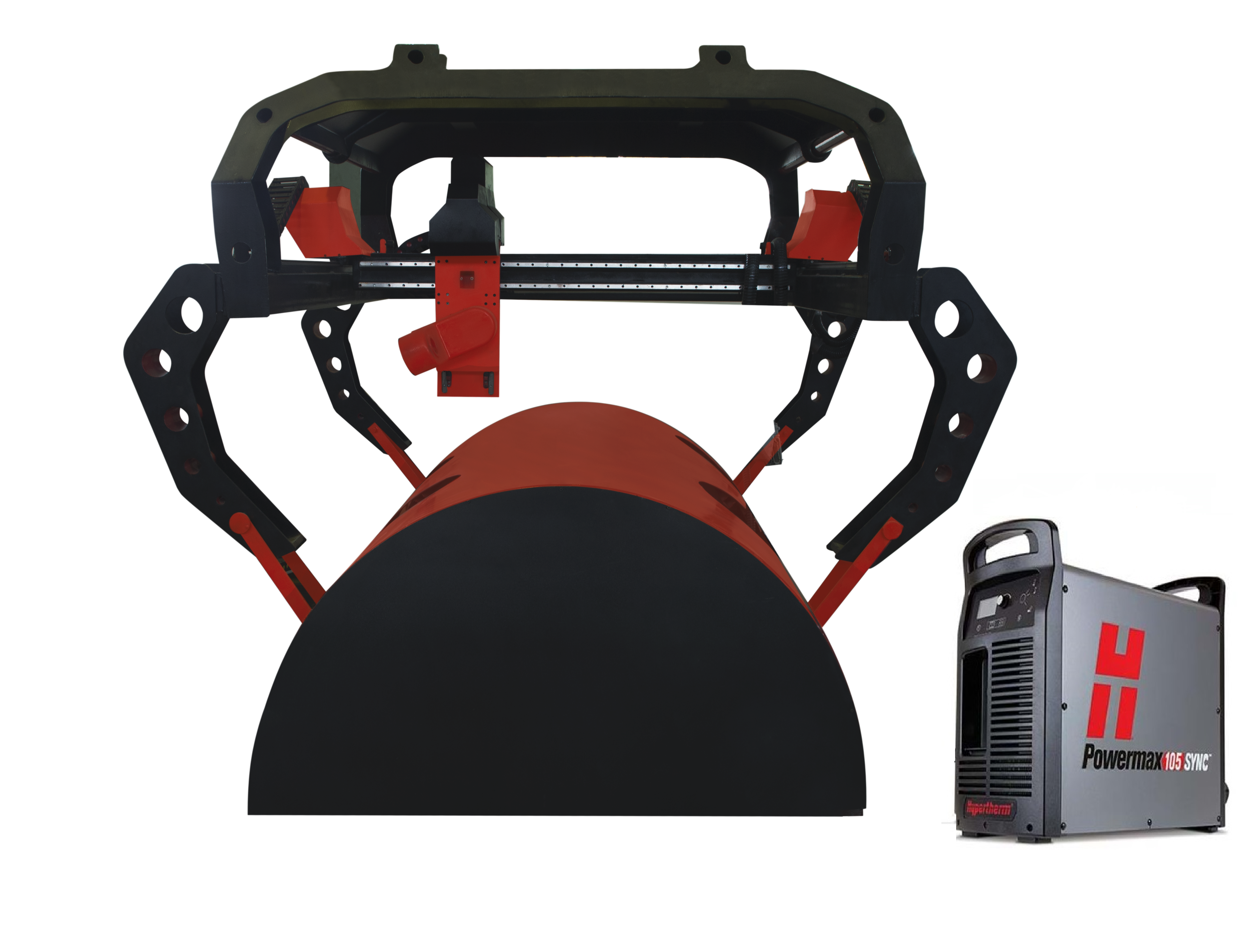 Spider cutting CNC machine with Hypertherm (USA) plasma